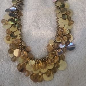 Gold tone necklace